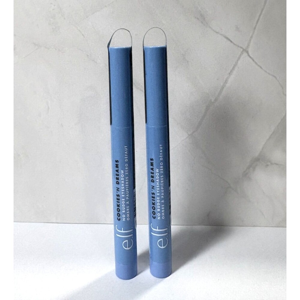 2 x Elf Cookies 'N Dreams No Budge Eyeshadow Blue Stick CHILL ZONE RELAX 82889